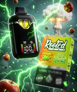 Rooted Labs Atomic Apple x Sour Power Dual Tank 2G Disposable Vape – Liquid Diamonds