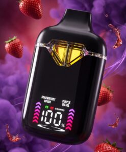 Rooted Labs Strawberry Cough x Purple Diesel Dual Tank 2G Disposable Vape – Liquid Diamonds
